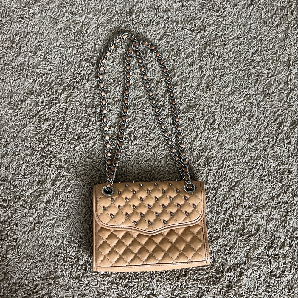 REBECCA MINKOFF Quilted Affair Studded Crossbody Bag